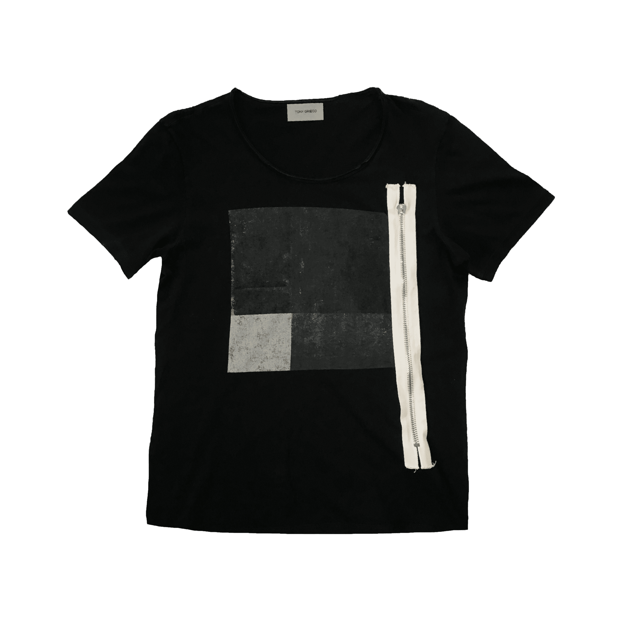 Square Black & White T-Shirt
